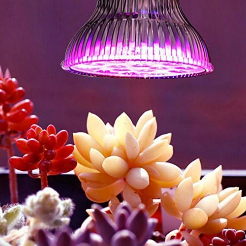 Sotijobs E27 LED Grow Light Bulb,High Efficient Hydroponic Greenhouse Organic Plant Growing Lamp (12W)