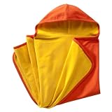 Newborn the little seed for Target® Orange/Yellow 1pc Organic Hooded Towel