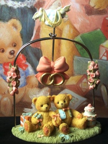 Cherished Teddies Wedding Pendulum Figurine
