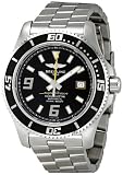 Breitling Men's A1739102/BA78 Superocean Black Dial Watch