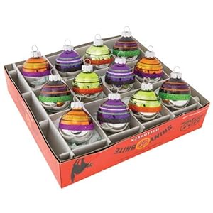 Halloween Glass Ornaments