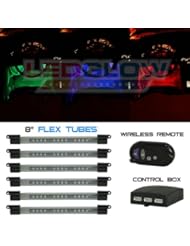 Automotive Parts and Accessories: 6pc Million Color Flexible Under Dash Interior Lighting Kit - LEDGlow