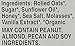 Cascadian Farm Organic Crunchy Granola Bar non-GMO Oats and Honey 10 Bars In 5 - 1.42 oz 2-Bar Pouches