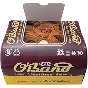 【クリックでお店のこの商品のページへ】共和 オーバンド 輪ゴム No.16 300g: 文房具・オフィス用品