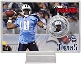 Highland Mint NFL Tennessee Titans Vince Young Silver Coin Card