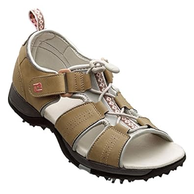 FootJoy 2013 Ladies GreenJoys Velcro Golf Sandals Taupe 10 Medium | Amazon.com