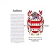Barbarou Coat of Arms/ Family Crest on Fine Paper and Family History (IN Stock)