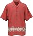 Eagle Dry Goods Tahiti Men's Floral Border Print Camp Shirt. AB
