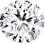 Certified Diamond (Round, Very Good cut, 8.83 carats, E color, VVS2 clarity)