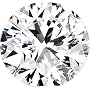 Certified Diamond (Round, Very Good cut, 4.01 carats, E color, VVS1 clarity)