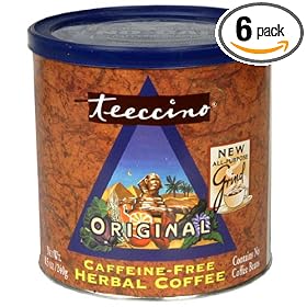 Teeccino All-Purpose Grind Caffeine-Free Herbal Coffee, Original, 8.5-Ounce Cans (Pack of 6)