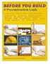 Before You Build: A Preconstruction Guide