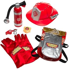 Rescue Heroes Billy Blazes Costume Set with Backpack