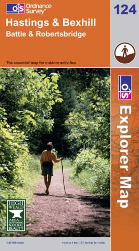 Hastings and Bexhill (Explorer Maps) (OS Explorer Map)