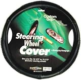 Custom Accessories #39011 Black Steering Wheel Cover