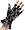 Black Lace Fingerless Costume Gloves - Adult Std.