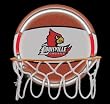 Louisville Cardinals Pebble Leather Neon Basketball