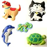 Urban Boundaries - Urban Boundaries Novelty Shoe Decorations/Charms for Clogs, Crocs, Bracelets, & More (Sold Individually or in Packs) - Pet Parade 5-Pack ($5.49)