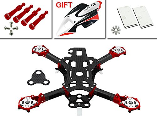 Rakon Blade Mach 25 CNC AL and CF Upgrade Kit (Red) - 25MACH980-R