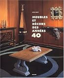 Revue Editions du Regard  / Meubles et décors des années 40