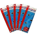 Pro Specialties Carolina Panthers Team Logo Wrapping Paper (5 Pack)