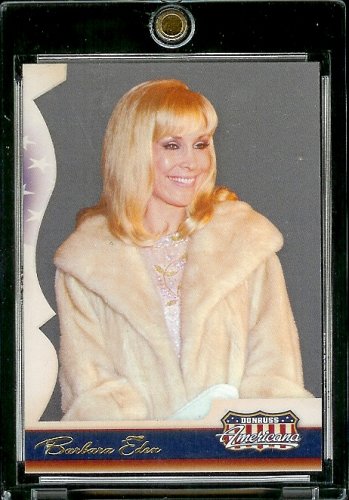 2007 Donruss Americana Hobby (Foil) # 9 Barbara Eden - Entertainment Trading Card in a Screw Down Display Case