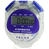 TELVA (テルバ) ストップウォッチ デジタル TCE-2056-BU ブルーの画像