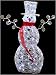 Outdoor Living : 32" Icy Glitter Snowman LED Lighted Christmas Yard Art