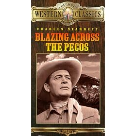 Blazing Across the Pecos [VHS]