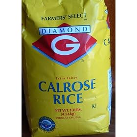 Diamond G Calrose Extra Fancy White Rice (Ten Pounds)