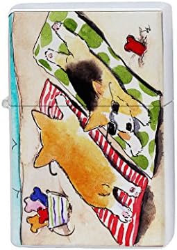 Beach Corgis Welsh Corgi Dog by Denise Every Silver Lighter