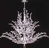 LAMPS BEAUTIFUL Florale Eighteen Light Crystal Chandelier by James R. Moder--Excellent customer service--see our feedback.