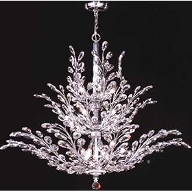 LAMPS BEAUTIFUL Florale Eighteen Light Crystal Chandelier by James R. Moder--Excellent... by Unknown
