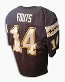Dan Fouts Autographed San Diego Chargers Throwback Blue Jersey