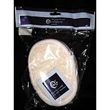 Deluxe Spa Terry Cloth and Soft Sisal Fiber Gentle Wash Strap-on Bath, Spa and Shower Soft Touch Scrub Pad Palm Sponge 2 Piece Gift Pack / A Relaxing and Stress Relieving Set of Two 5 7/8" by 3 7/8" Deluxe Gentle Cleanse, Exfoliating and Massage Body Sponges