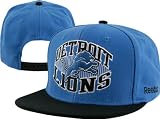 Reebok Detroit Lions High Crown Snap Back Hat Adjustable