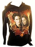 Twilight New Moon Ladies Hoodie Sweatshirt - Edward Cullen and Bella Swan Autumn Colors Portrait