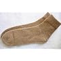100% Pure Cashmere Bed Socks for Women Camel