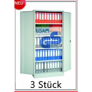 3 TÜV geprüfte Stahlschränke / Metallschränke