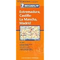 Michelin Regional Map 576 Extremadura, Castilla La Mancha, Madrid