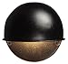 Malibu 8301-9400-01 7-Watt Low Voltage Round Surface Mount Light, Black