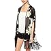 ASHERANGEL Women's Tassel Bikini Covers Floral Printed Bathing Suit Kimono Cover Up