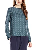 TRU TRUSSARDI Blusa (Gris / Cielo)