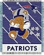 New England Patriots 36"x48" Woven Baby Throw Blanket - Football Sports Merchandise