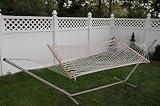 Bliss Hammocks, Inc. Rope Hammock and 13-Feet Stand Combo, White Rope