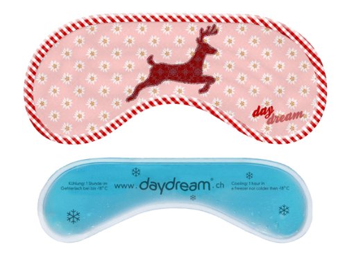 Daydream A-1019 Bavaria Schlafmaske mit K&uuml;hlkissen, rosa
