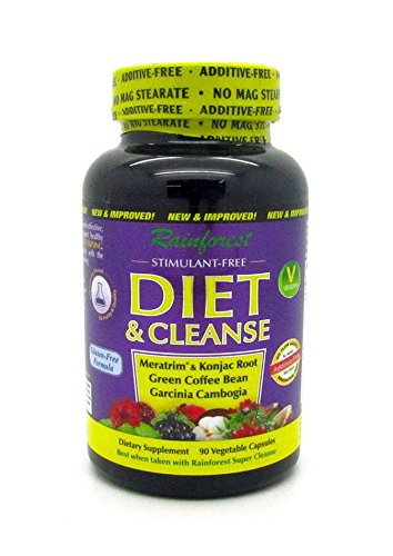 Rainforest - Diet & Cleanse - with Meratrim®, Konjac Root, Green Coffee Bean & Garcinia Cambogia - 90 Vegetable Capsules Rainforest - Diet & Cleanse - with Meratrim®, Konjac Root, Green Coffee Bean & Garcinia Cambogia - 90 Vegetable Capsules