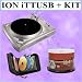 Ion iTTUSB Turntable with USB Record and Accessory Outfit with CD Disc Carrying Case and CD-R 50 Disc Pack
