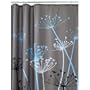 InterDesign Thistle 72-Inch by 72-Inch Shower Curtain, Gray/Blue