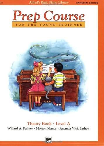 Alfred's Basic Piano Prep Course Theory Book, Level A (Alfred's Basic Piano Library)